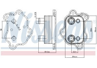 Radiateur d'huile 91150 Nissens