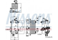 Radiateur d'huile 91182 Nissens