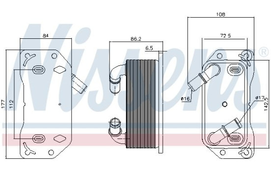 Radiateur d'huile 91189 Nissens, Image 5