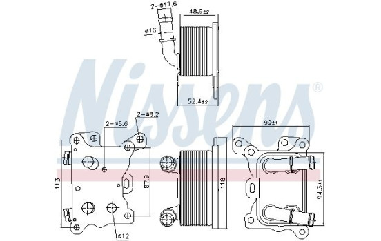 Radiateur d'huile 91193 Nissens, Image 5