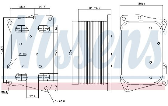 Radiateur d'huile 91274 Nissens, Image 5