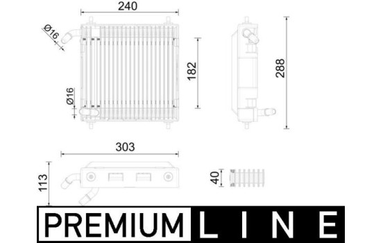 Radiateur d'huile BEHR *** PREMIUM LINE ***