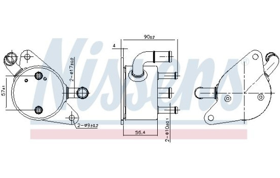 Radiateur d'huile de boîte automatique 91284 Nissens, Image 6