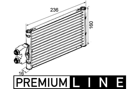Radiateur d'huile de boîte automatique BEHR *** PREMIUM LINE ***