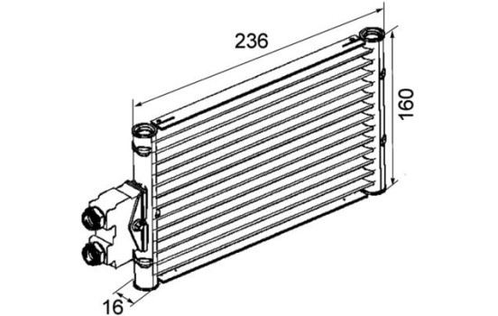Radiateur d'huile de boîte automatique BEHR *** PREMIUM LINE ***, Image 2