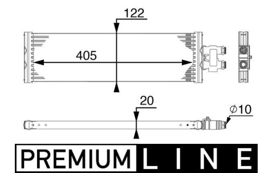 Radiateur d'huile de boîte automatique BEHR *** PREMIUM LINE ***