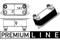 Radiateur d'huile de boîte automatique BEHR *** PREMIUM LINE ***