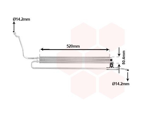 Radiateur d'huile, direction 06013726 International Radiators