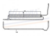 Radiateur d'huile, direction 90629 Nissens