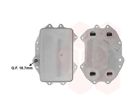 REFROIDISSEUR D'HUILE POUR MOTEUR 03013730 International Radiators