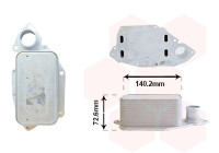 REFROIDISSEUR D'HUILE POUR MOTEUR 43013714 International Radiators