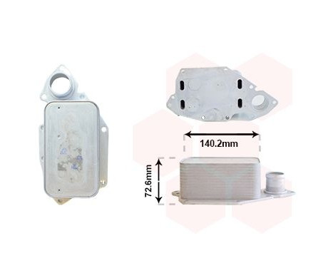 REFROIDISSEUR D'HUILE POUR MOTEUR 43013714 International Radiators