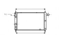 1700 DIESEL + RADIATEUR DE VOITURE 37002126 International Radiators