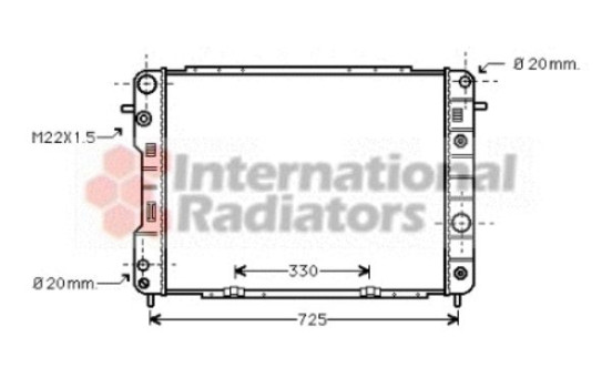 DIESEL 2.5 TD AU RADIATEUR sans AIRCO 37002198 International Radiators, Image 2