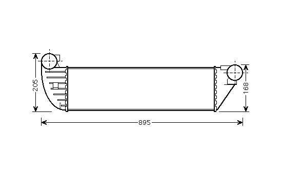 Intercooler, échangeur 43004397 International Radiators