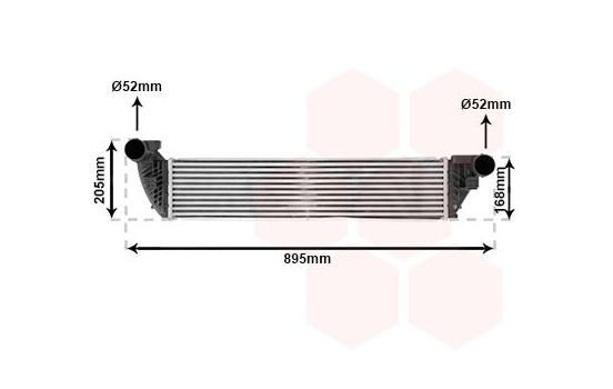 Intercooler, échangeur 43004397 International Radiators, Image 2