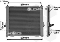 Module de refroidissement 4301M406 International Radiators