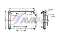 Module de refroidissement DNM369 Ava Quality Cooling