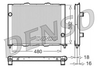 Module de refroidissement DRM23099 Denso