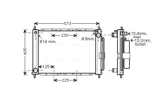 Module de refroidissement RTM405 Ava Quality Cooling