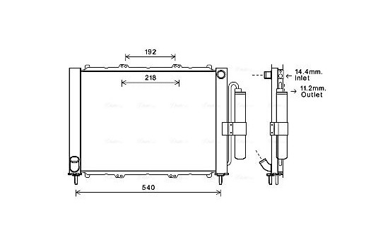 Module de refroidissement RTM497 Ava Quality Cooling