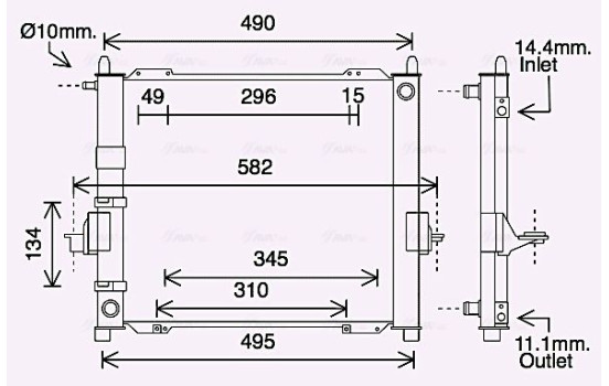 Module de refroidissement RTM632 Ava Quality Cooling