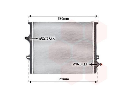 Radiateur 06012734 International Radiators