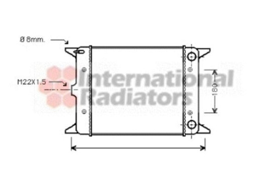 RADIATEUR 1500 5/74&GT; 7/75 O 58002003 International Radiators, Image 2