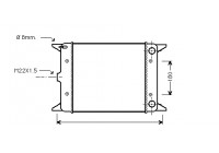RADIATEUR 1500 5/74&GT; 7/75 O 58002003 International Radiators