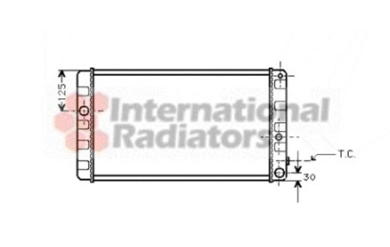 RADIATEUR 1600 DIESEL A 59002019 International Radiators, Image 2