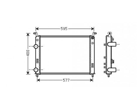 RADIATEUR 17002370 Van Wezel