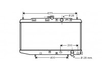 RADIATEUR = 258047 HONDA RADIATEUR 25002048 International Radiators