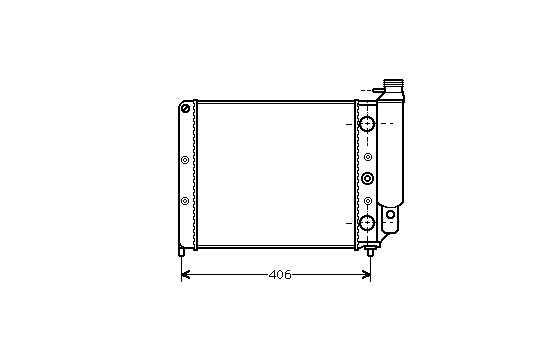 RADIATEUR -6/89 1.7 75CV TL / GTL O 43002078 International Radiators