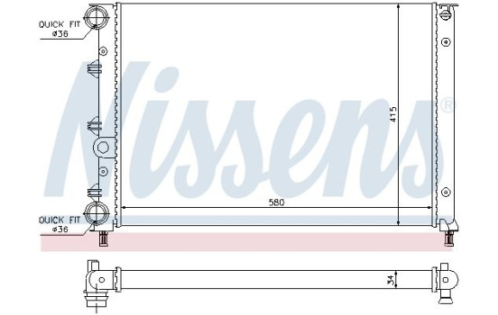 Radiateur 60052 Nissens, Image 5