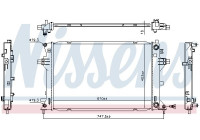 Radiateur 606263 Nissens