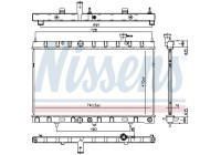 Radiateur 606312 Nissens