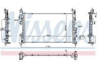 Radiateur 606390 Nissens