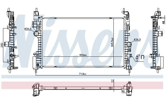 Radiateur 606390 Nissens