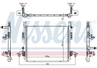 Radiateur 606780 Nissens