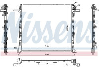 Radiateur 606982 Nissens