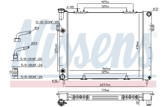 Radiateur 61000 Nissens, Image 6