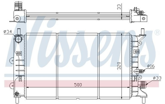 Radiateur 621621 Nissens, Image 5