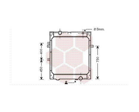 RADIATEUR 64002001 Van Wezel
