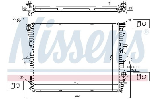 Radiateur 65276A Nissens, Image 6