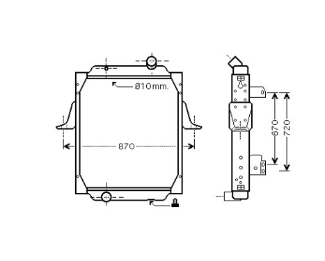 RADIATEUR 67002070 International Radiators