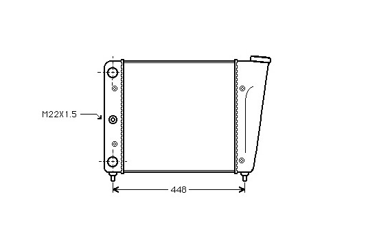 RADIATEUR -7/83 1000 O 58002022 International Radiators