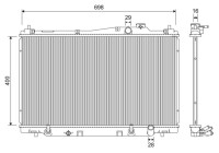 Radiateur 701232 Valeo
