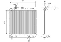 Radiateur 701367 Valeo