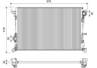 Radiateur 701479 Valeo