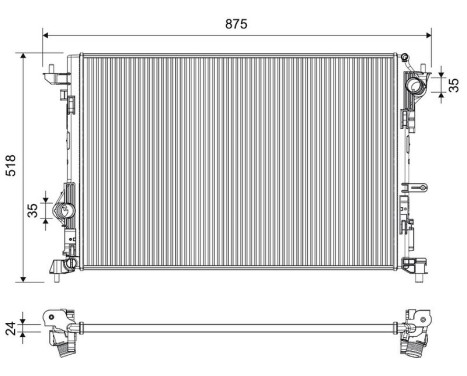 Radiateur 701479 Valeo